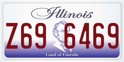 IL license plate Z696469