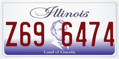 IL license plate Z696474
