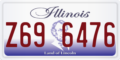IL license plate Z696476