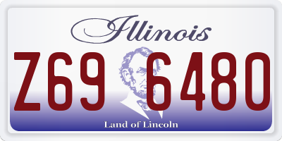IL license plate Z696480