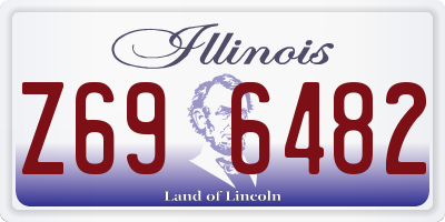 IL license plate Z696482