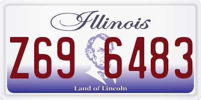 IL license plate Z696483