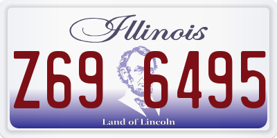 IL license plate Z696495
