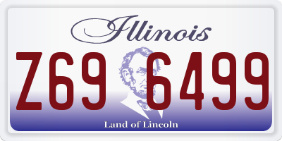 IL license plate Z696499
