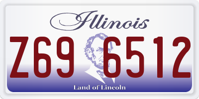 IL license plate Z696512