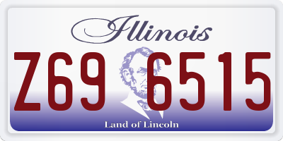 IL license plate Z696515