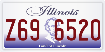 IL license plate Z696520