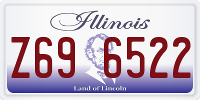IL license plate Z696522