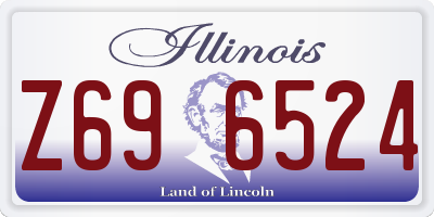 IL license plate Z696524