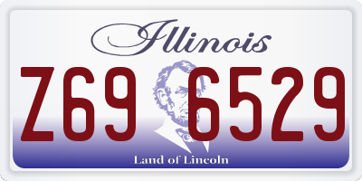 IL license plate Z696529