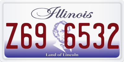 IL license plate Z696532