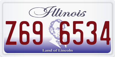 IL license plate Z696534
