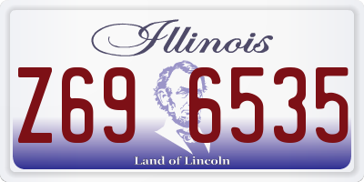 IL license plate Z696535