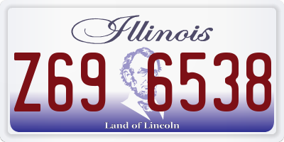 IL license plate Z696538