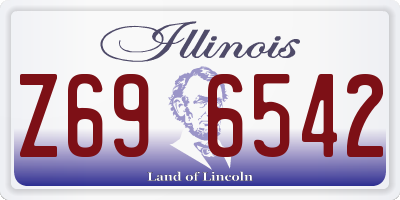 IL license plate Z696542