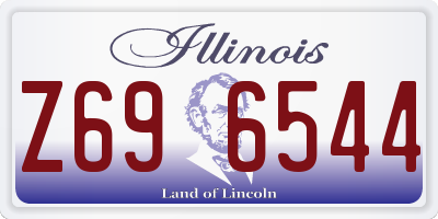 IL license plate Z696544