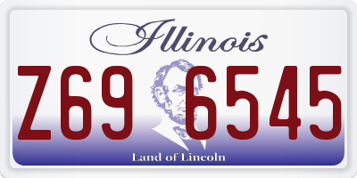 IL license plate Z696545