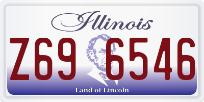 IL license plate Z696546