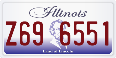 IL license plate Z696551