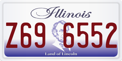 IL license plate Z696552