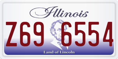 IL license plate Z696554