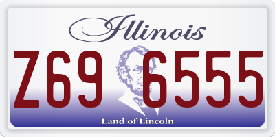 IL license plate Z696555