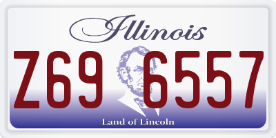 IL license plate Z696557