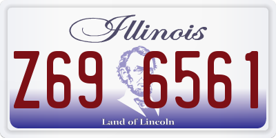 IL license plate Z696561