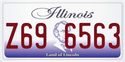 IL license plate Z696563
