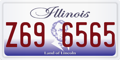 IL license plate Z696565