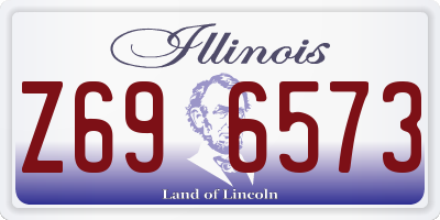 IL license plate Z696573