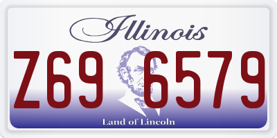 IL license plate Z696579