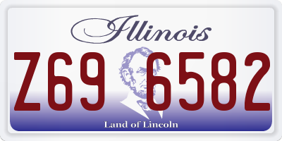 IL license plate Z696582