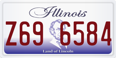 IL license plate Z696584