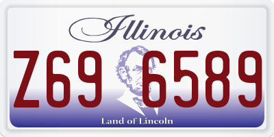 IL license plate Z696589