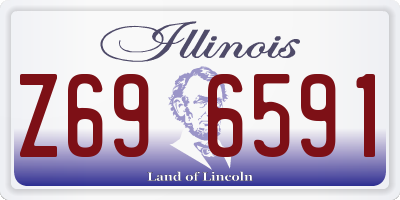 IL license plate Z696591