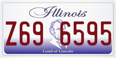 IL license plate Z696595