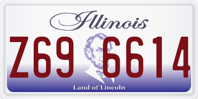 IL license plate Z696614