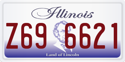 IL license plate Z696621