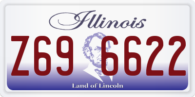 IL license plate Z696622