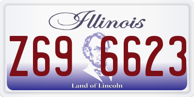 IL license plate Z696623