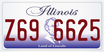 IL license plate Z696625