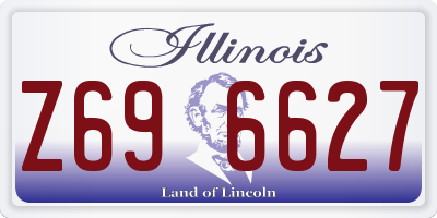 IL license plate Z696627