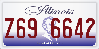 IL license plate Z696642