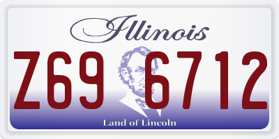 IL license plate Z696712