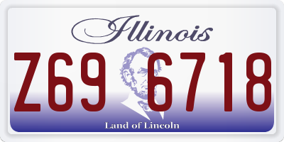 IL license plate Z696718