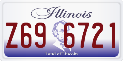IL license plate Z696721