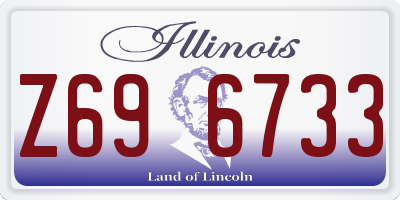 IL license plate Z696733