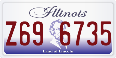 IL license plate Z696735
