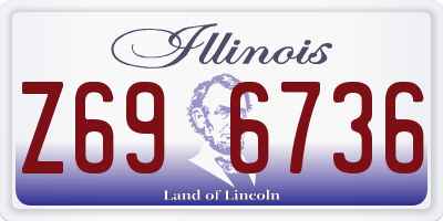 IL license plate Z696736